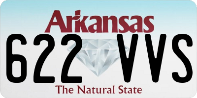 AR license plate 622VVS