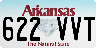 AR license plate 622VVT