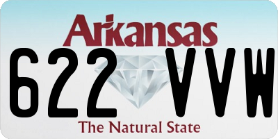 AR license plate 622VVW