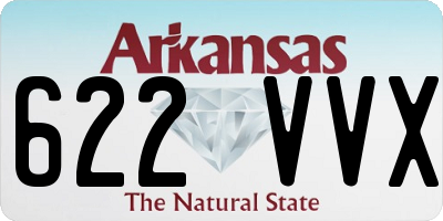 AR license plate 622VVX