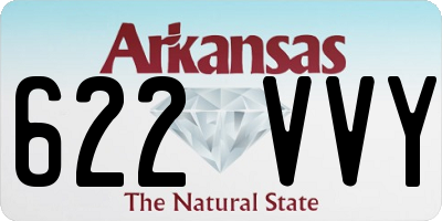 AR license plate 622VVY