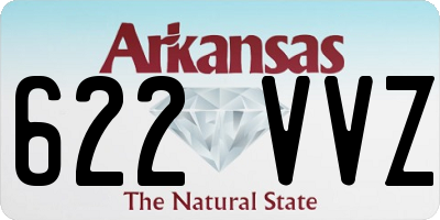 AR license plate 622VVZ