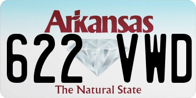 AR license plate 622VWD