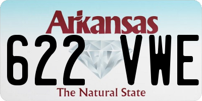 AR license plate 622VWE