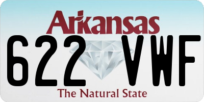 AR license plate 622VWF