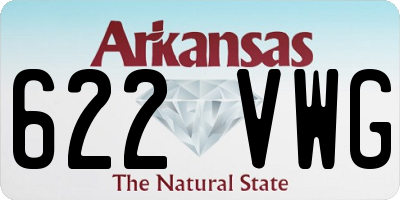 AR license plate 622VWG