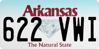 AR license plate 622VWI