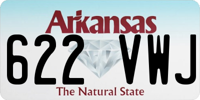 AR license plate 622VWJ