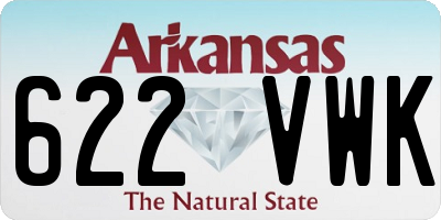 AR license plate 622VWK