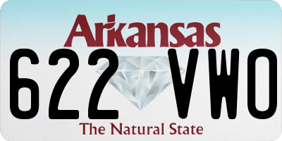 AR license plate 622VWO