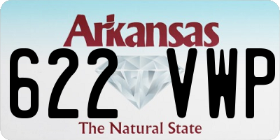 AR license plate 622VWP