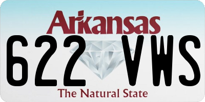 AR license plate 622VWS