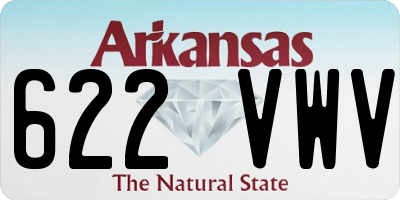 AR license plate 622VWV
