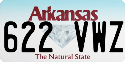 AR license plate 622VWZ