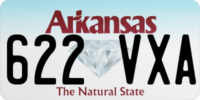 AR license plate 622VXA