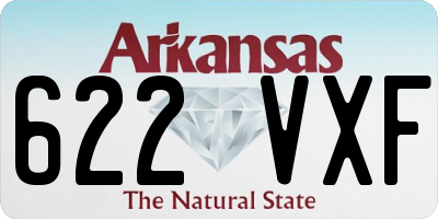 AR license plate 622VXF