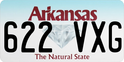 AR license plate 622VXG