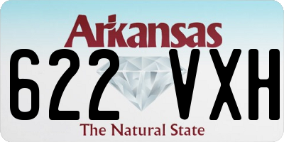 AR license plate 622VXH