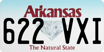 AR license plate 622VXI