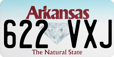 AR license plate 622VXJ