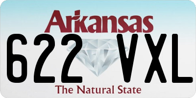 AR license plate 622VXL