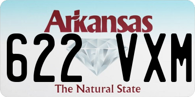 AR license plate 622VXM