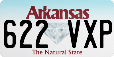 AR license plate 622VXP