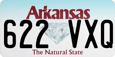 AR license plate 622VXQ