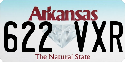 AR license plate 622VXR