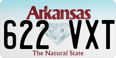 AR license plate 622VXT