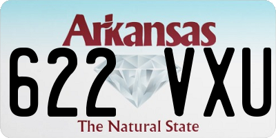 AR license plate 622VXU