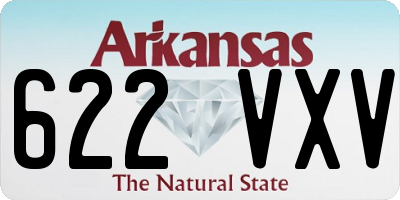 AR license plate 622VXV