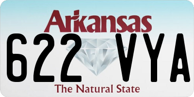AR license plate 622VYA