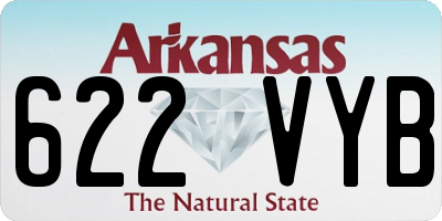 AR license plate 622VYB