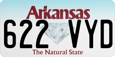 AR license plate 622VYD