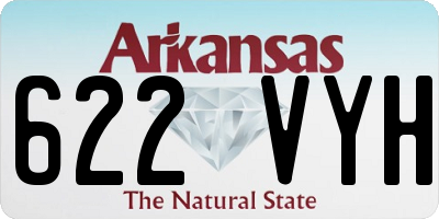 AR license plate 622VYH
