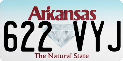 AR license plate 622VYJ