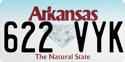 AR license plate 622VYK
