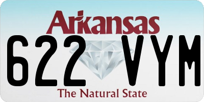 AR license plate 622VYM