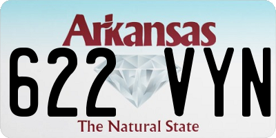 AR license plate 622VYN