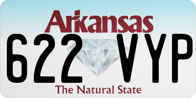 AR license plate 622VYP