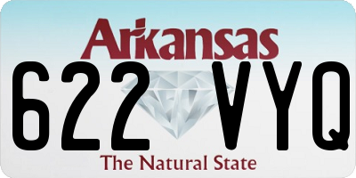 AR license plate 622VYQ