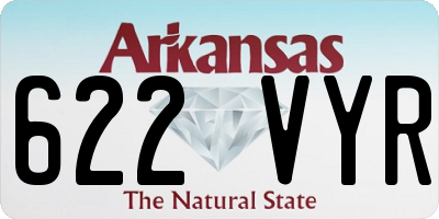 AR license plate 622VYR