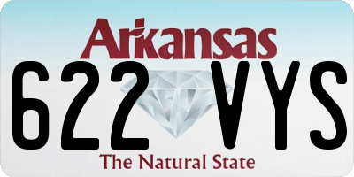 AR license plate 622VYS