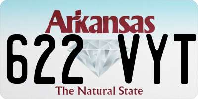 AR license plate 622VYT