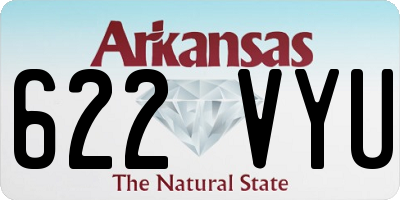 AR license plate 622VYU