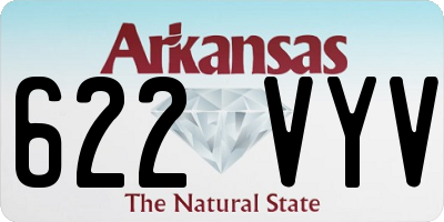 AR license plate 622VYV