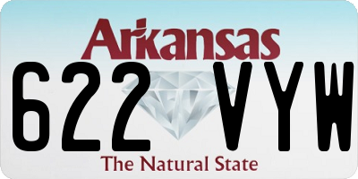AR license plate 622VYW