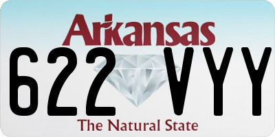 AR license plate 622VYY