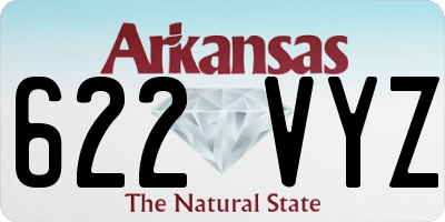 AR license plate 622VYZ